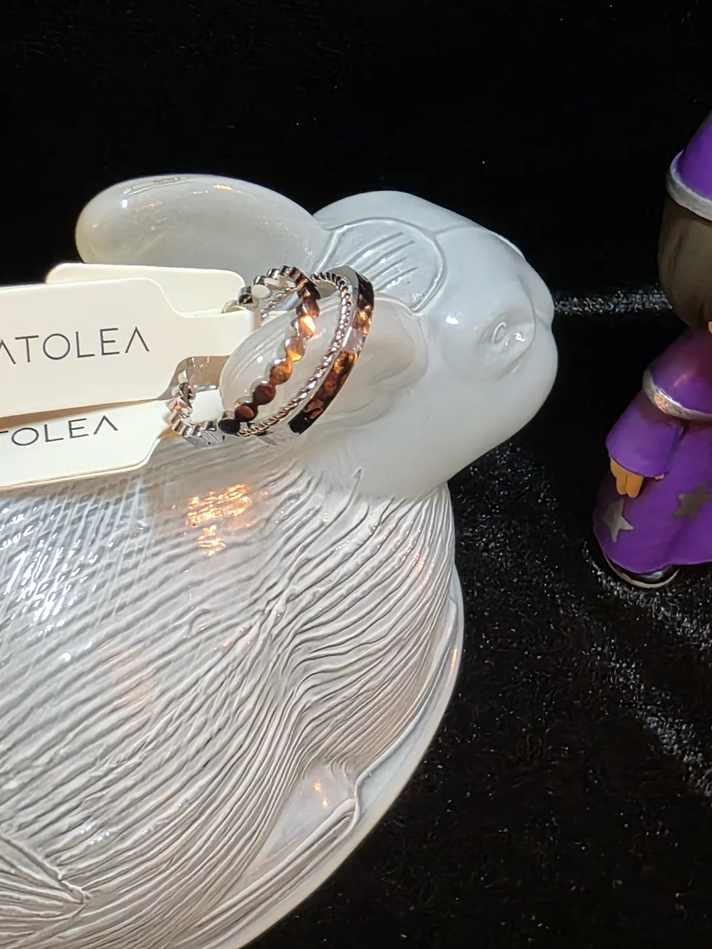 ATOLEA Women's Sterling Silver Stackable Rings - Silver / Brand New 🟢🔴 3 Rings - Picture 8 of 17